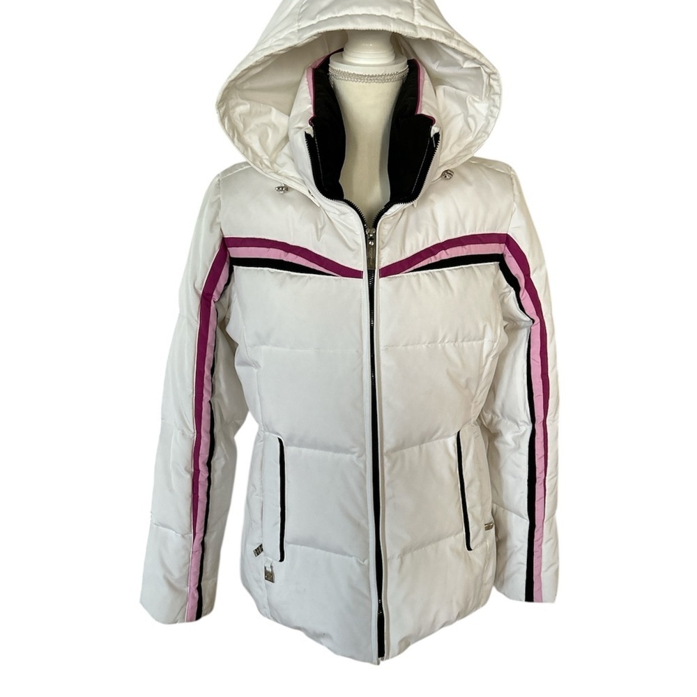 ZeroXposur Black and White Jacket with Down Size M
